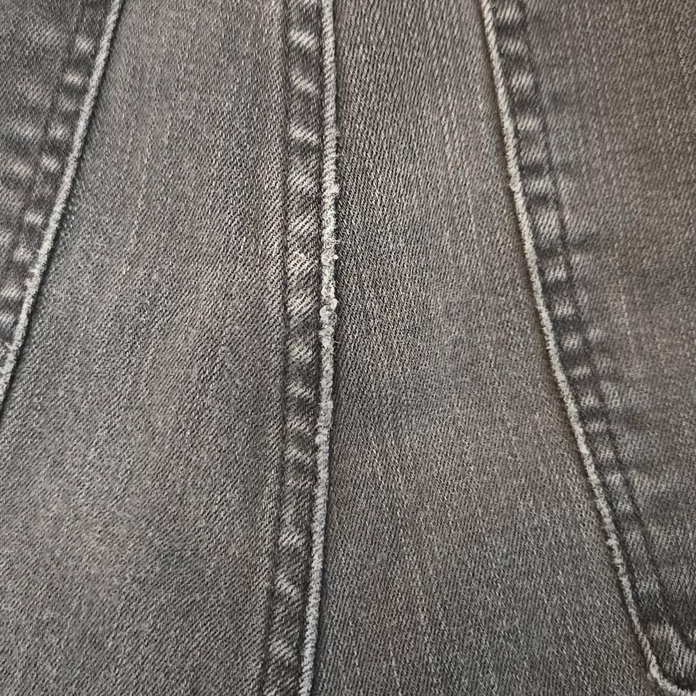 Madewell Charcoal Curvy High-Rise Skinny Jeans Size 32T - Picture 13 of 14